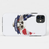 Amerikaan tegen de botschedel Case-Mate iPhone case (Achterkant (horizontaal))
