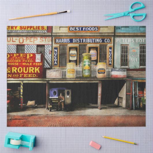 Amerikaan - Tekenen - Vervoertijd 1936 Tissuepapier (Craft)