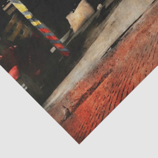 Amerikaan - Tekenen - Vervoertijd 1936 Tissuepapier (Detail)