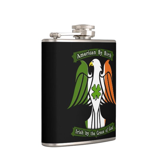 Amerikaan van Birth, Iers van de Grace of God Eagl Heupfles (Rechts)