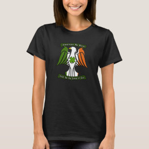 Amerikaan van Birth, Iers van de Grace of God Eagl T-shirt