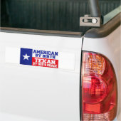 Amerikaan van geboorte - Texaan van God's Grace Te Bumpersticker (Op Truck)