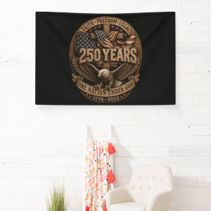 Amerikaans 1776 2026 250ste 4 juli Onafhankelijkhe Spandoek