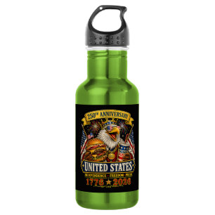 Amerikaans 1776 2026 250ste 4 juli Onafhankelijkhe Waterfles