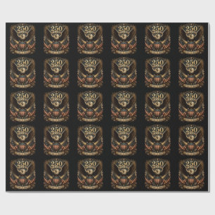 Amerikaans 1776 2026 250ste 4de Juli Patriotische  Cadeaupapier