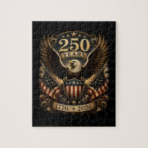Amerikaans 1776 2026 250ste 4de Juli Patriottische Legpuzzel