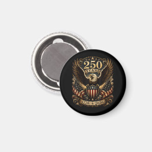 Amerikaans 1776 2026 250ste 4de Juli Patriottische Magneet