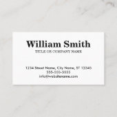 Amerikaans, 8,9 cm x 5,1 cm, 100 stuks visitekaartje (Achterkant)