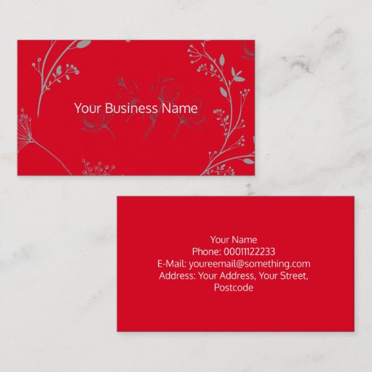 Amerikaans, 8,9 x 5,1 cm Visitekaartje (Voorkant / Achterkant)