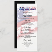 Amerikaans Abstract menu voor ongewenste ontvangst (Voorkant / Achterkant)