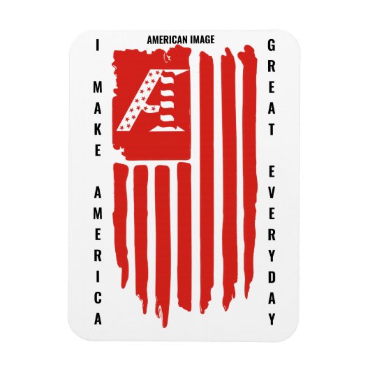 Amerikaans Afbeelding Magnet Magneet (Verticaal)