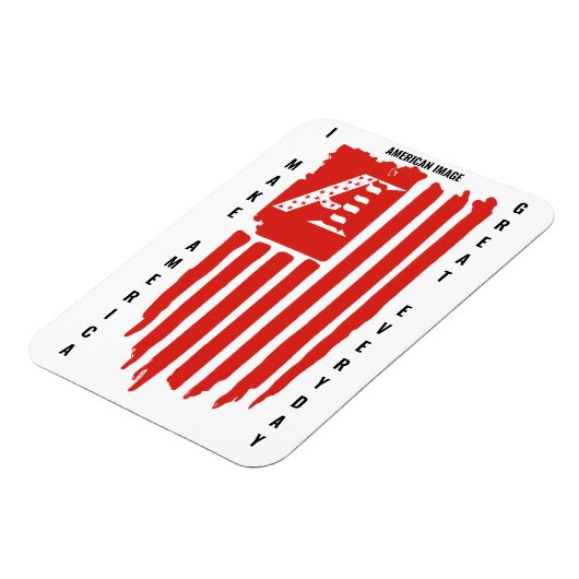 Amerikaans Afbeelding Magnet Magneet (Linkerzijde)