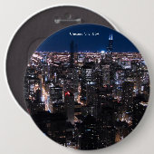Amerikaans Afbeelding voor kolossale ronde badge, Button 6,0 Cm (Voorkant /achterkant)