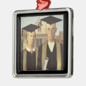 Amerikaans Afstuderen Metalen Ornament (Links)