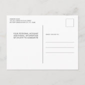 Amerikaans Afstuderen van de Amerikaanse vlag Uitnodiging Briefkaart (Achterkant)