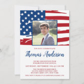 Amerikaans Afstuderen voor militaire patriottische Kaart (Voorkant)