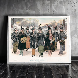 Amerikaans album van bontartikelen (1914) poster