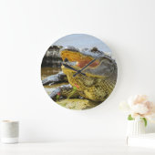 Amerikaans Alligator gezicht Grote Klok (Huis)