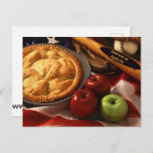 Amerikaans als Apple Pie Briefkaart (Voorkant / Achterkant)