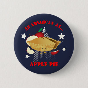 Amerikaans als Apple Pie   Button