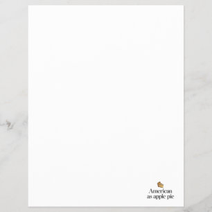 Amerikaans als Apple Pie Flyer