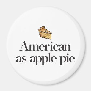 Amerikaans als Apple Pie Magneet