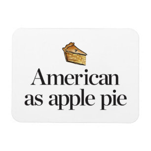 Amerikaans als Apple Pie Magneet