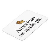 Amerikaans als Apple Pie Magneet (Linkerzijde)