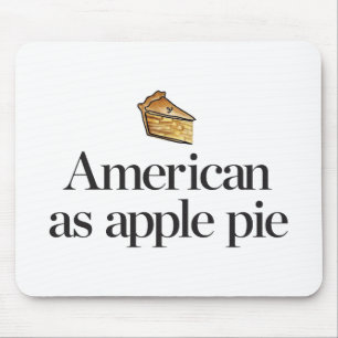 Amerikaans als Apple Pie Muismat