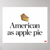Amerikaans als Apple Pie Poster (Voorkant)