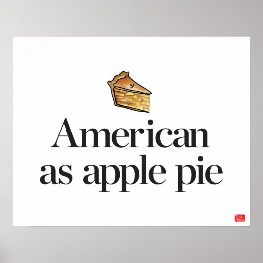 Amerikaans als Apple Pie Poster (Voorkant)