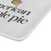 Amerikaans als Apple Pie Snijplank (Hoek)