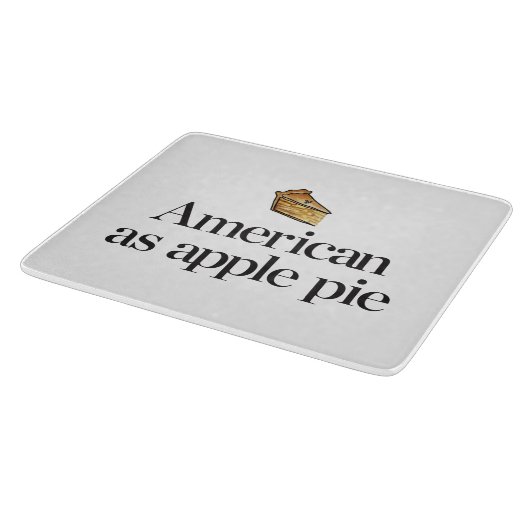 Amerikaans als Apple Pie Snijplank (Hoek)