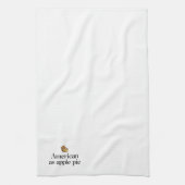 Amerikaans als Apple Pie Theedoek (Verticaal)