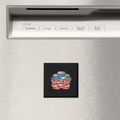 Amerikaans Ameri Kan 4 juli Retro Usa Bier Patr Magneet (Insitu (Vaatwasser))