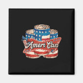 Amerikaans Ameri Kan 4 juli Retro Usa Bier Patr Magneet (Voorkant)