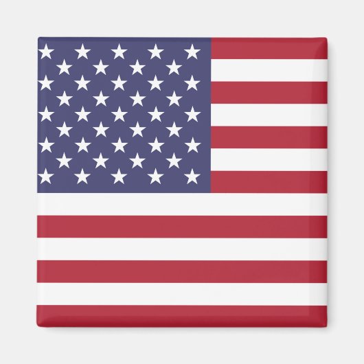 Amerikaans Amerikaans Amerikaans Vlag Magnet (Voorkant)