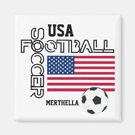 Amerikaans-Amerikaans persoonlijk Football Magneet