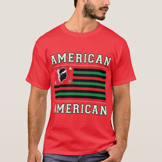 Amerikaans-Amerikaans T-shirt (Voorkant)