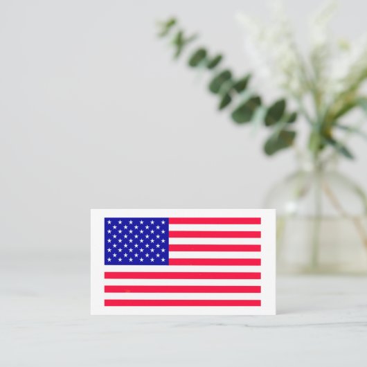 Amerikaans Amerikaans Visitekaartje voor de Amerik (Staand voorkant)
