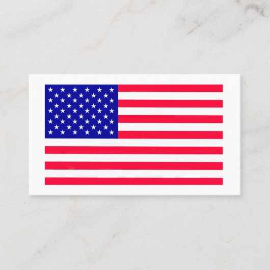 Amerikaans Amerikaans Visitekaartje voor de Amerik (Voorkant)