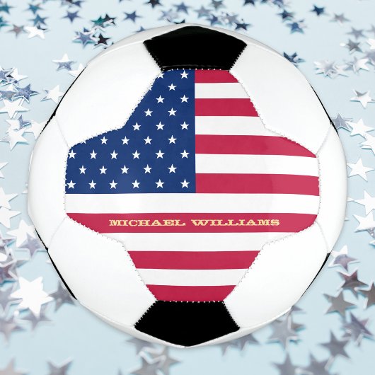 Amerikaans Amerikaans vlaggemonogramme Naam Patrio Voetbal