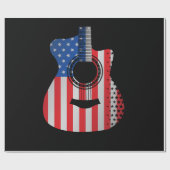 Amerikaans-Amerikaanse gitaarmuzikant verhit Cadeaupapier (Vlak)