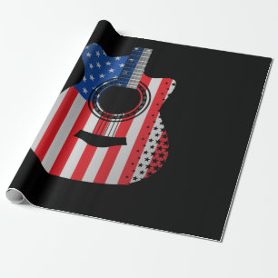 Amerikaans-Amerikaanse gitaarmuzikant verhit Cadeaupapier
