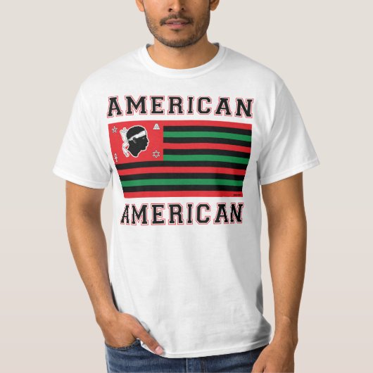Amerikaans-Amerikaanse (lichte T - shirts) T-shirt (Voorkant)