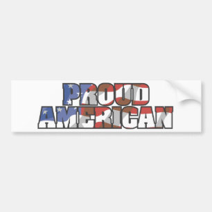 Amerikaans-Amerikaanse stromend Bumpersticker