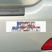 Amerikaans-Amerikaanse stromend gebied Bumpersticker (Op auto)