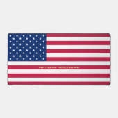 Amerikaans-Amerikaanse vlag - Gepersonaliseerd mon Bureaumat (Voorkant)