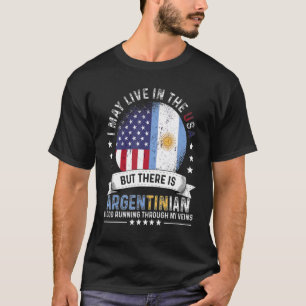 Amerikaans Argentijns huis in Amerika T-shirt
