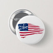 Amerikaans atheïst ronde button 5,7 cm (Voorkant /achterkant)